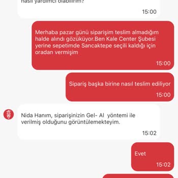 Yanlış Konuma Teslim Edilen Sipariş İçin İade Ve Destek Sorunu