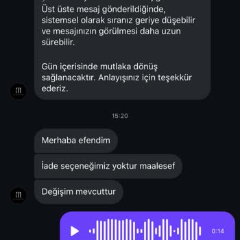 Sipariş Ettiğim Ürünler Fotoğraflarla Uyuşmuyor İade Reddedildi