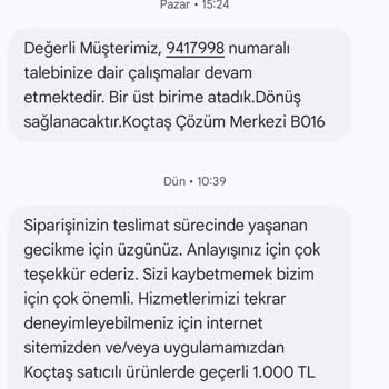 Teslim Edilmeyen Ürün Ve İlgisizlik Mağduriyeti