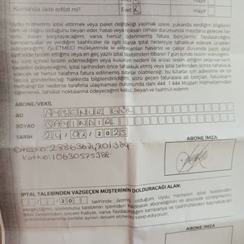 Teslim Edilen Cihaz İçin Haksız Fatura Kesildi