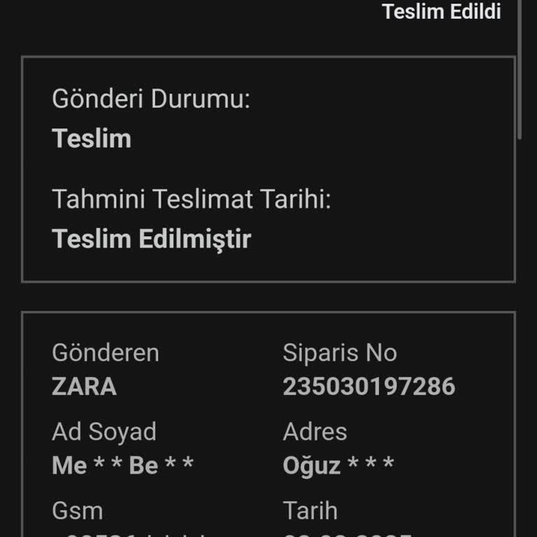 Teslim Edilmeyen Sipariş Ve Cevapsız Kalan İade Talebi