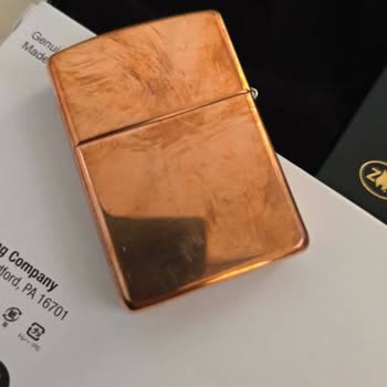 Kullanılmamış Zippo Çakmağımın Kaplaması Bozuldu Değişim Talebim Reddedildi