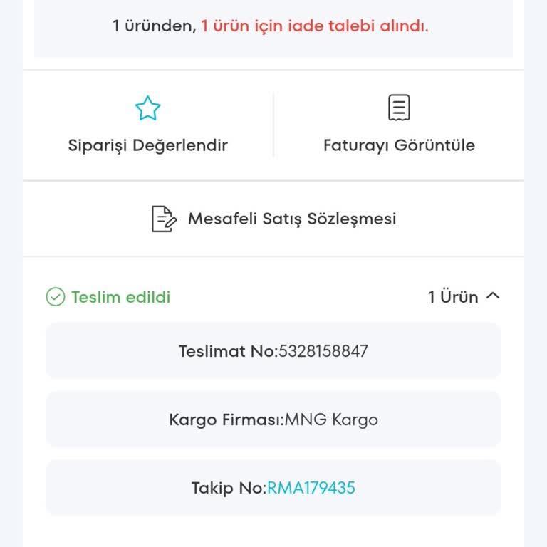Yanlış Ürün Gönderimi Ve Ücret İadesinde Gecikme Mağduriyeti