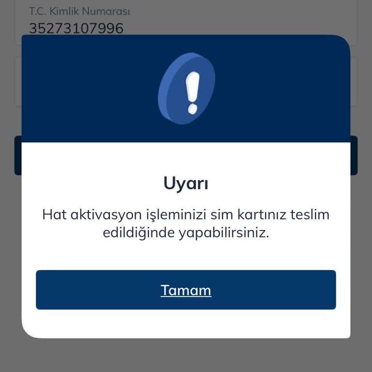 Teslim Edilen Hattım Sisteme Tanımlanamıyor Müşteri Hizmetleri Çözüm Sunmuyor