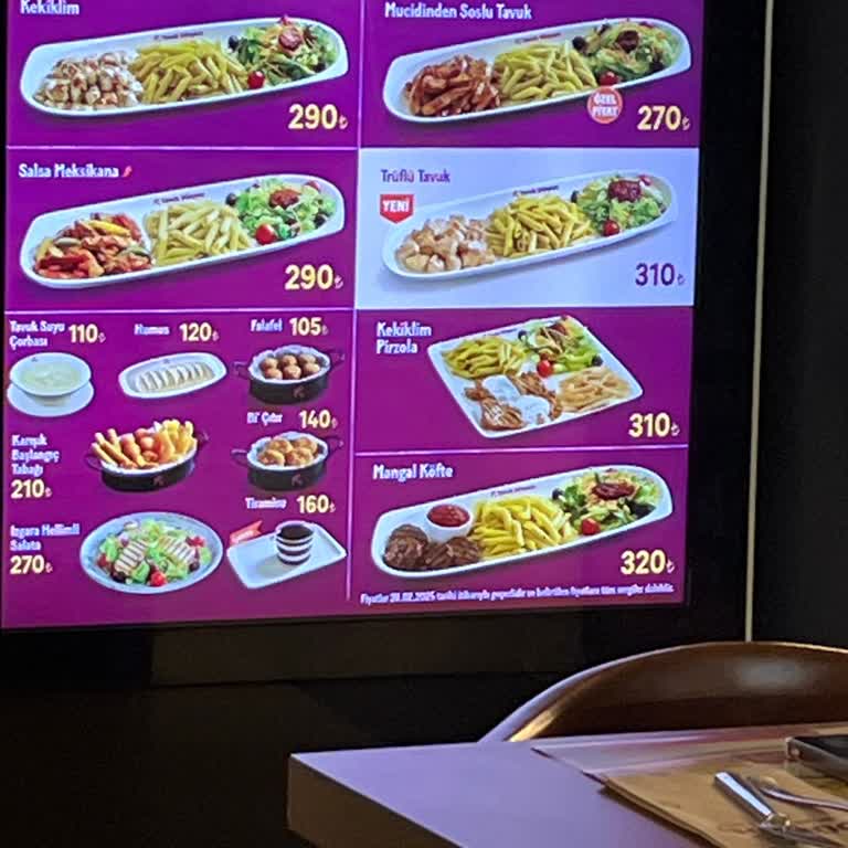 Görseldekiyle Alakasız, Lezzetsiz Ve Eksik Tavuk Menüsü Hayal Kırıklığı