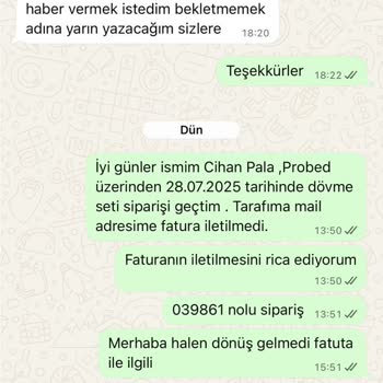 Siparişin Kargoya Verilmemesi Ve Müşteri Hizmetlerinin Yetersizliği