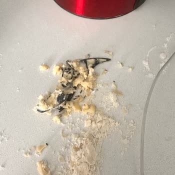 İlk Kullanımda Blender Parçası Kırıldı, Hamura Karıştı