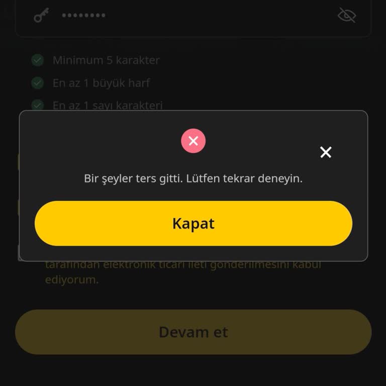 Exxen Üyelik İşlemi Sürekli Hata Veriyor, Destek Alamıyorum
