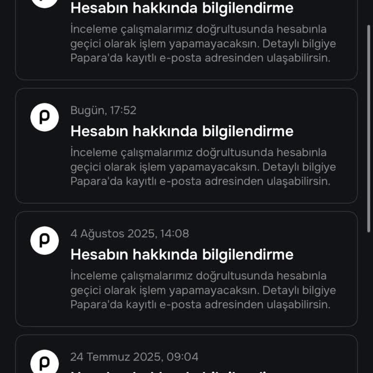 Papara Yüzünden Mağduriyet: Param İade Edilmiyor, Faturam Kapanıyor!