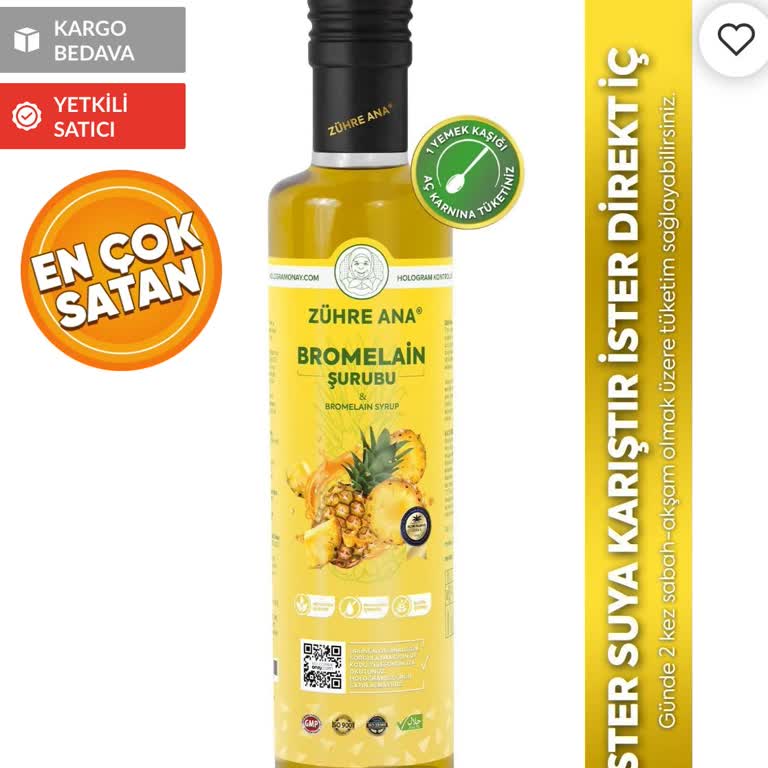 Ananas Şurubu Kullanımı Sonrası Yaşanan Yan Etkiler Hakkında Bilgilendirme Talebi