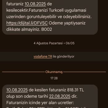 Bilgilendirme Yapılmadan Fatura Artışı Ve Yüksek Cayma Bedeli Mağduriyeti
