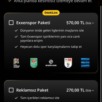 Trendyol Plus Üyeliği İle Exxen Spor Paketi Fiyat Farkı Mağduriyeti