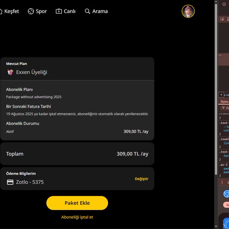 Exxen Üyelik İptali Yapılamıyor Müşteri Hizmetlerine Ulaşılamıyor