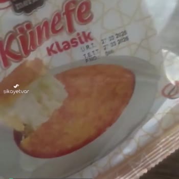 Şok Marketler Lezzeti Antep Künefe Bozuk Çıktı!