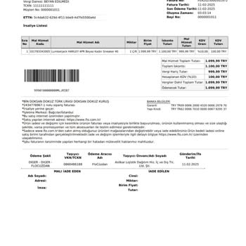 Kusurlu Ayakkabı Nedeniyle Yaşadığım Mağduriyet Ve İade Talebimin Reddi