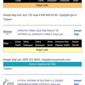 HGS İhlal Geçiş Ödemelerinde Sürekli Site Sorunu Ve Mağduriyet