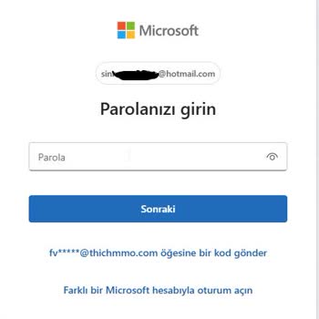 Çalınan Hotmail Hesabımı Geri Alamıyorum, Destek Alamıyorum