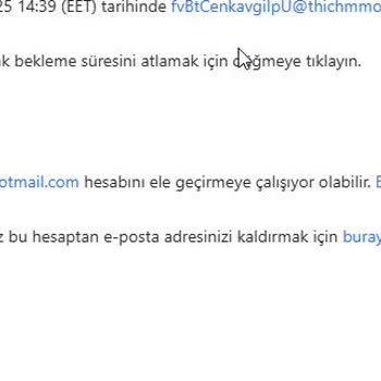 Çalınan Hotmail Hesabımı Geri Alamıyorum, Destek Alamıyorum