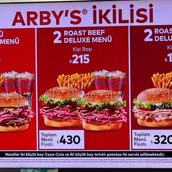 Arby's Marmara Forum'da Eksik Ve Kalitesiz Menü, Ücret İadesi Talebi