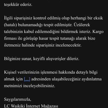 Siparişimdeki Eksik Ürünler Ve Çözümde Yaşanan Zorluklar