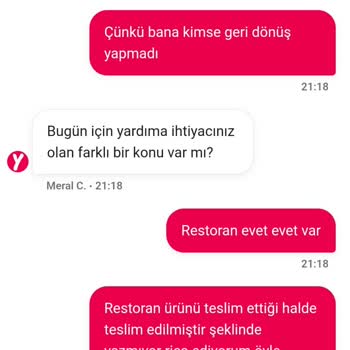 Eksik Ve Yanlış Gelen Siparişe Çözüm Bulamıyorum
