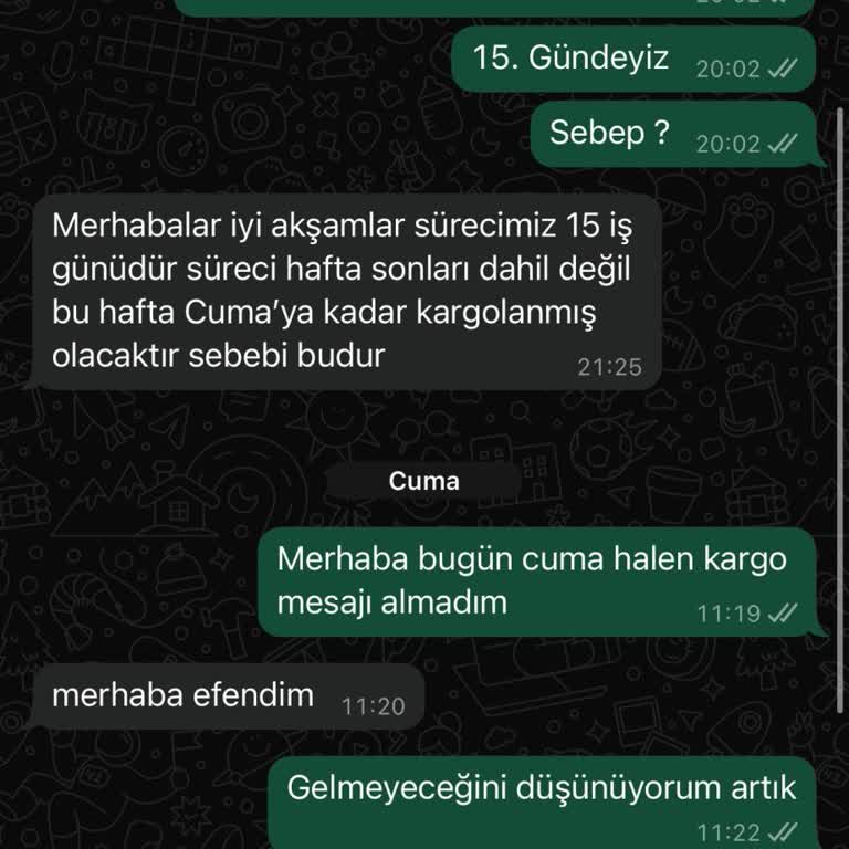 Ürünler Teslim Edilmiyor, Sürekli Erteleniyor Ve İade Kabul Edilmiyor