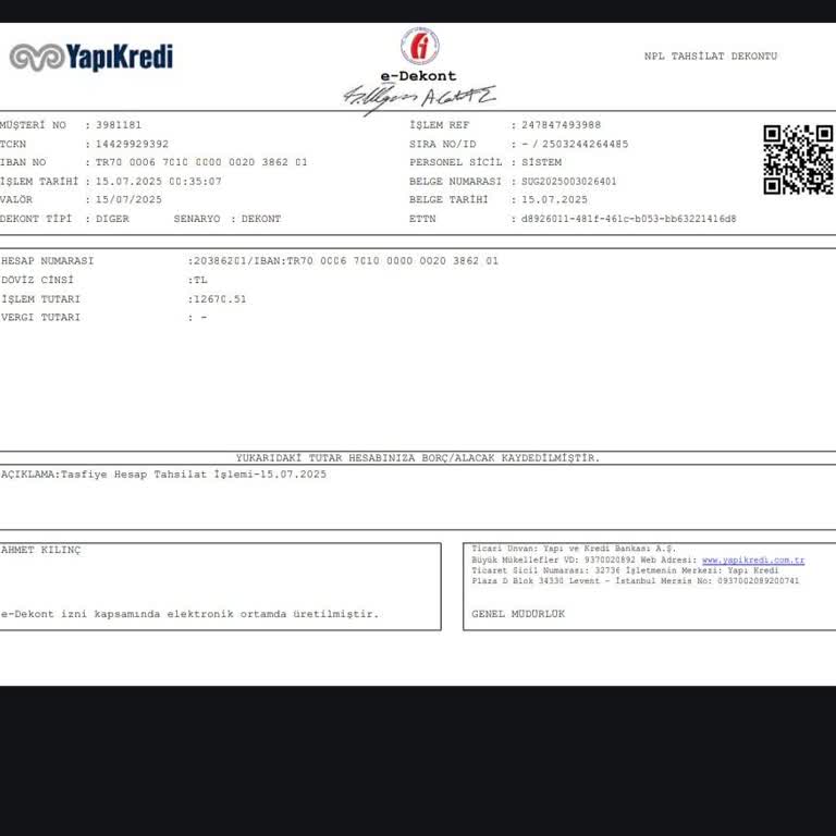 Hesabımdan Yasal Bildirim Olmadan Haksız Para Kesintisi Yapıldı