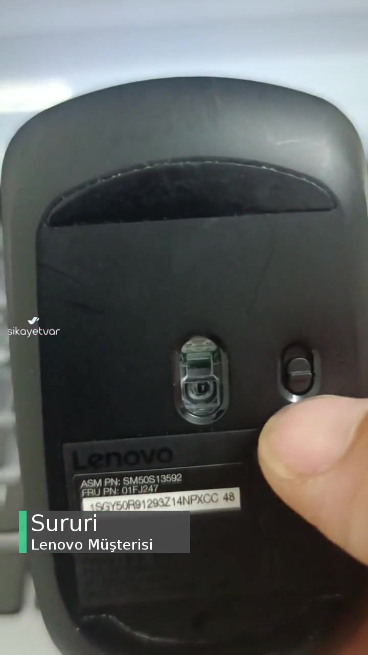 Lenovo Mouse Işık Yanıp Sönme videonun kapak resmi