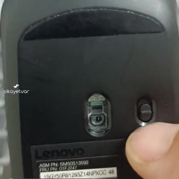 Lenovo Mouse Işık Yanıp Sönme