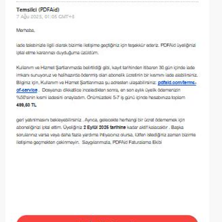 Onayım Dışında 3996 TL Abonelik Ücreti Çekildi, İade Yapılmıyor!