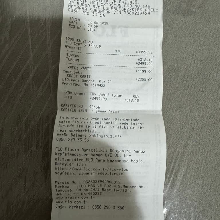 FLO Mağazasında Değişim Sonrası Yüksek Fiyatla Mağdur Edildim