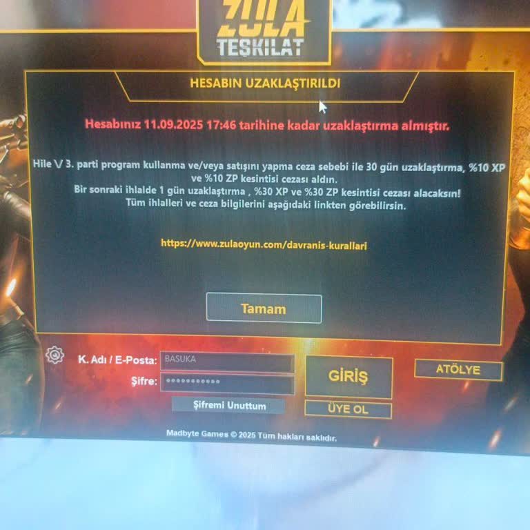 Haksız Ban Ve Yetersiz Destek Nedeniyle Hesabımın İncelenmesini Talep Ediyorum