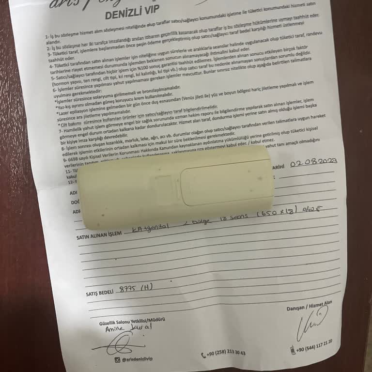 Aris Denizli Şubesinde Hijyen Sorunları Ve Kullanılmayan Seansların İadesi Yapılmıyor