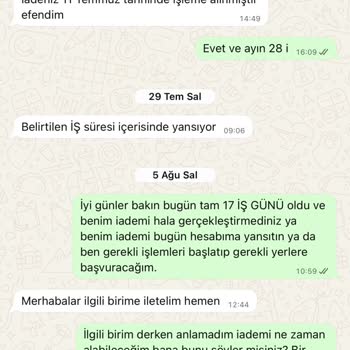 İade Edilmeyen Ücret Ve Eksik/Kusurlu Ürünler Nedeniyle Mağduriyet