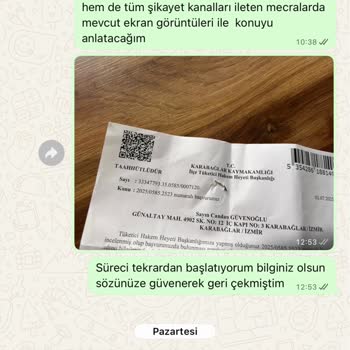 İade Edilmeyen Ücret Ve Eksik/Kusurlu Ürünler Nedeniyle Mağduriyet