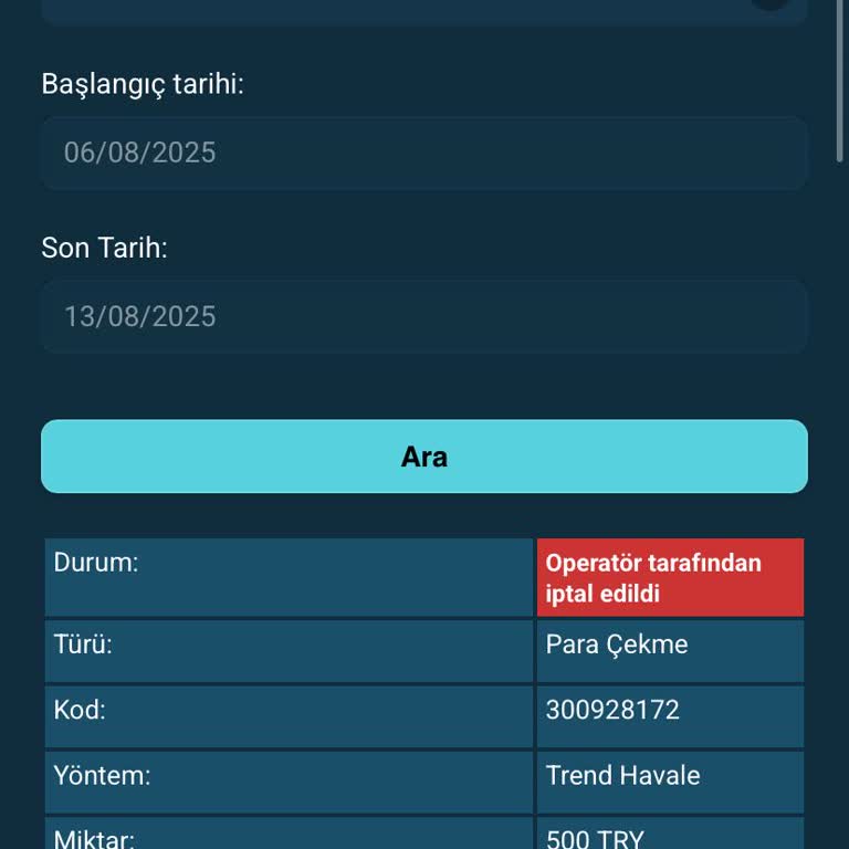 Exonbet Çekim Talebim Reddedildi