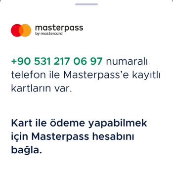 BiTaksi Masterpass Aktivasyon Kodu Gelmiyor