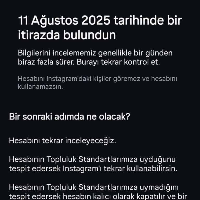 Instagram Hesabım Haksız Yere Askıya Alındı, Destek Alamıyorum