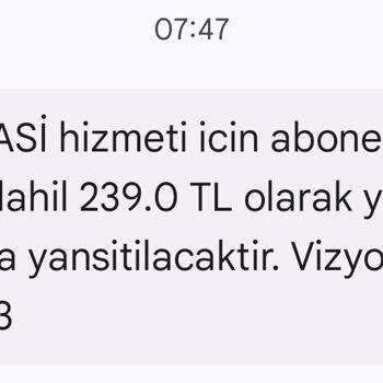 Bilgim Dışında Başlatılan Abonelik Nedeniyle Haksız Ücret Kesintisi