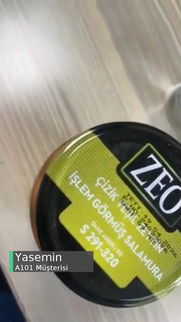 A101 Zeo Yeşil Zeytin Son Kullanma Tarihi Değiştirilmiş videonun kapak resmi