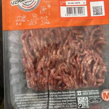 Yırtık Ve Sağlıksız Kıyma Paketi İçin Para İadesi Talebim