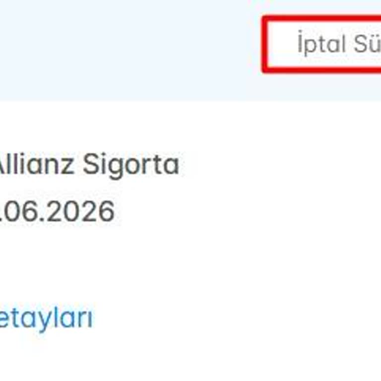 Poliçe İptali Geciktiği İçin Mağduriyet Yaşıyorum