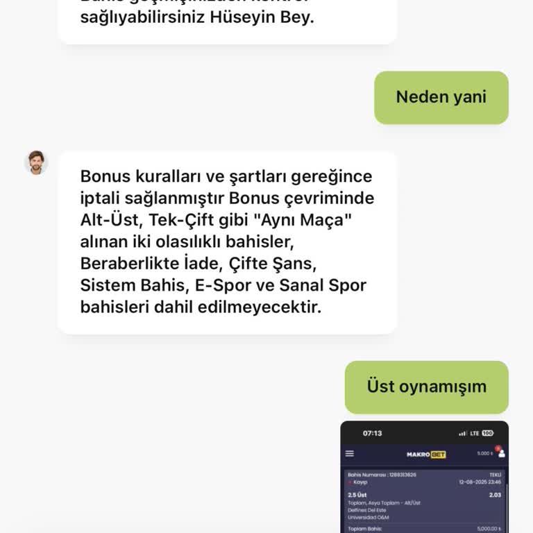 Hiçbir Gerekçe Olmadan Makrobet Hesabımdaki 30.000 TL Silindi