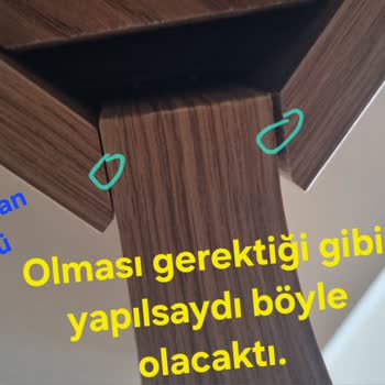 Montaj Hatası Nedeniyle Sallanan Masa Ayağı Ve Servis Sorunu