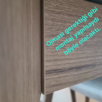 Montaj Hatası Nedeniyle Sallanan Masa Ayağı Ve Servis Sorunu