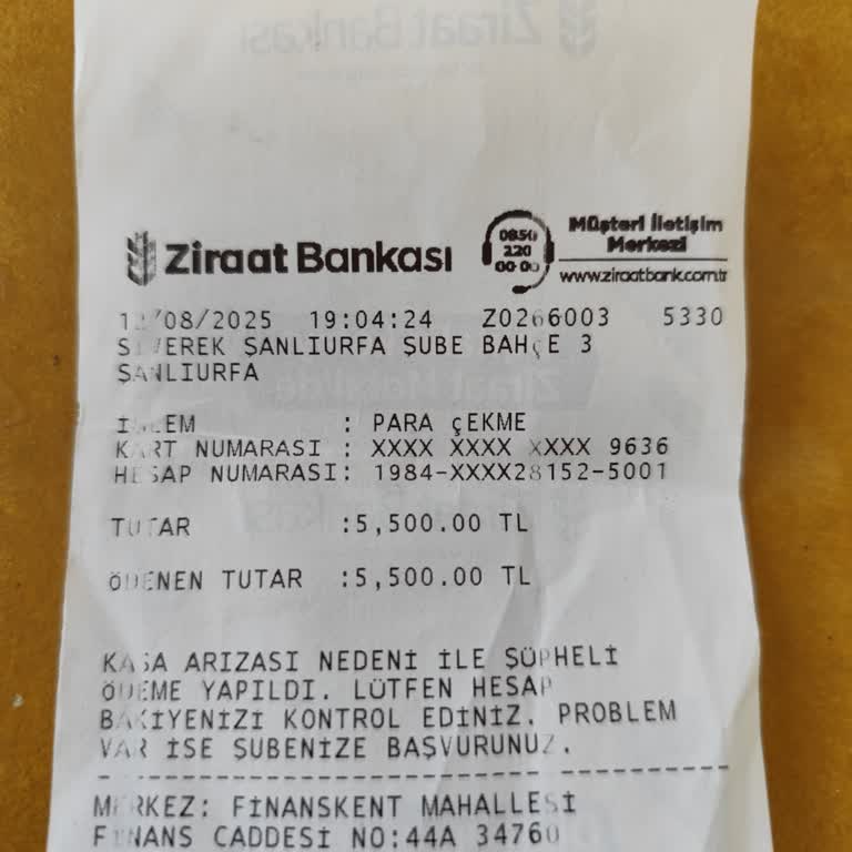 ATM’den Para Çekme İşleminde Yaşanan Mağduriyet Ve Gecikmeli İade Sorunu