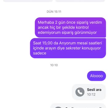 Sipariş Sonrası Sessizlik: Ne Ürün Var Ne Bilgilendirme