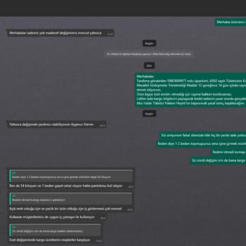 İade Hakkım Reddedildi Fatura Gönderilmedi Ürün Dar Ve Şeffaf Çıktı