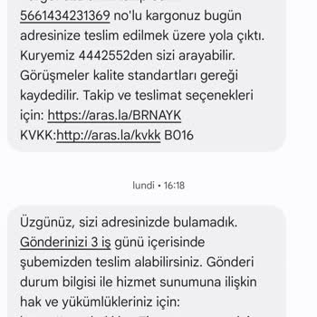 Teslim Edilmeyen Kargo Ve Yanıltıcı Teslimat Bildirimi Nedeniyle Mağduriyet