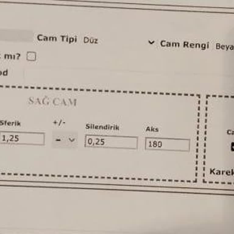 Hatalı Gözlük Reçetesi Nedeniyle Maddi Ve Sağlık Mağduriyeti